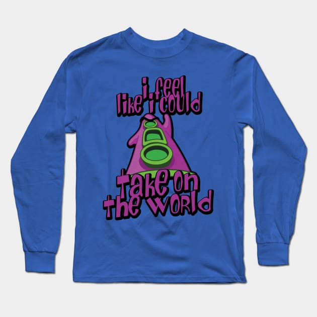 Day of the Tentacle - Take on the World Long Sleeve T-Shirt by Fanisetas